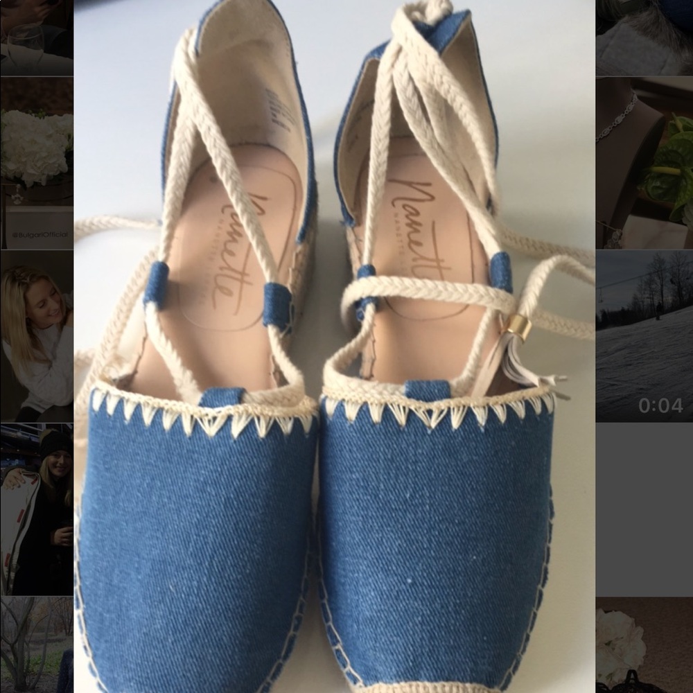 Nanette Lepore Espadrilles only worn 3 times!